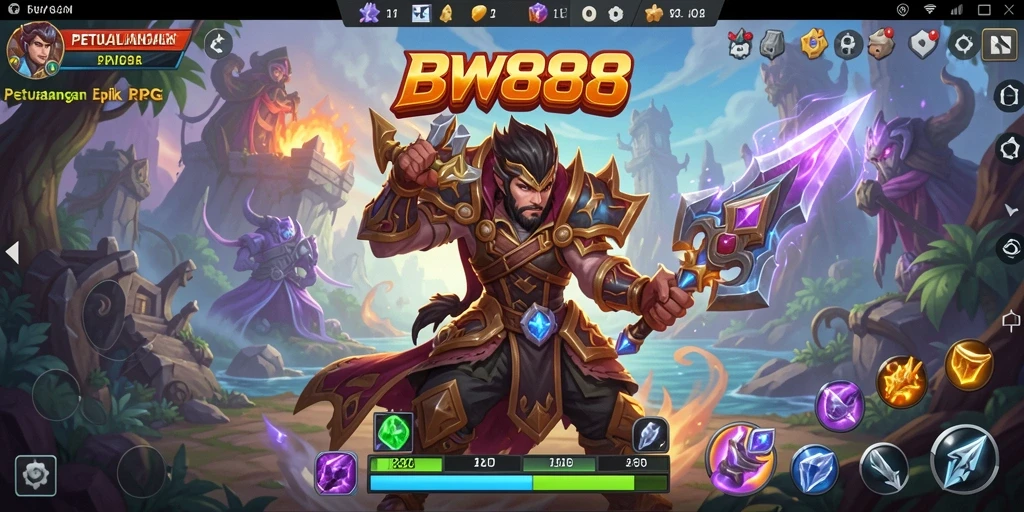 Tampilan gameplay BW888 yang memukau dan seru.