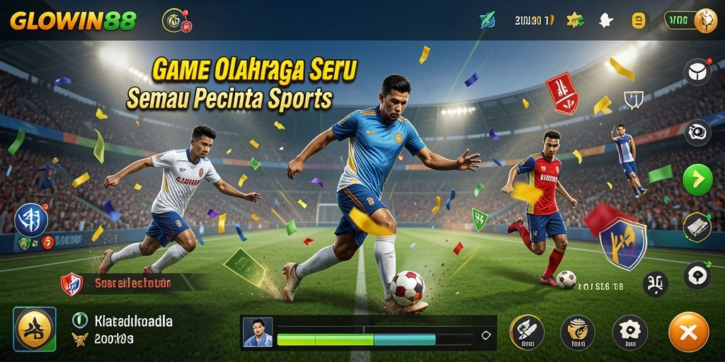 GLOWIN88 menampilkan gameplay seru dalam berbagai olahraga.