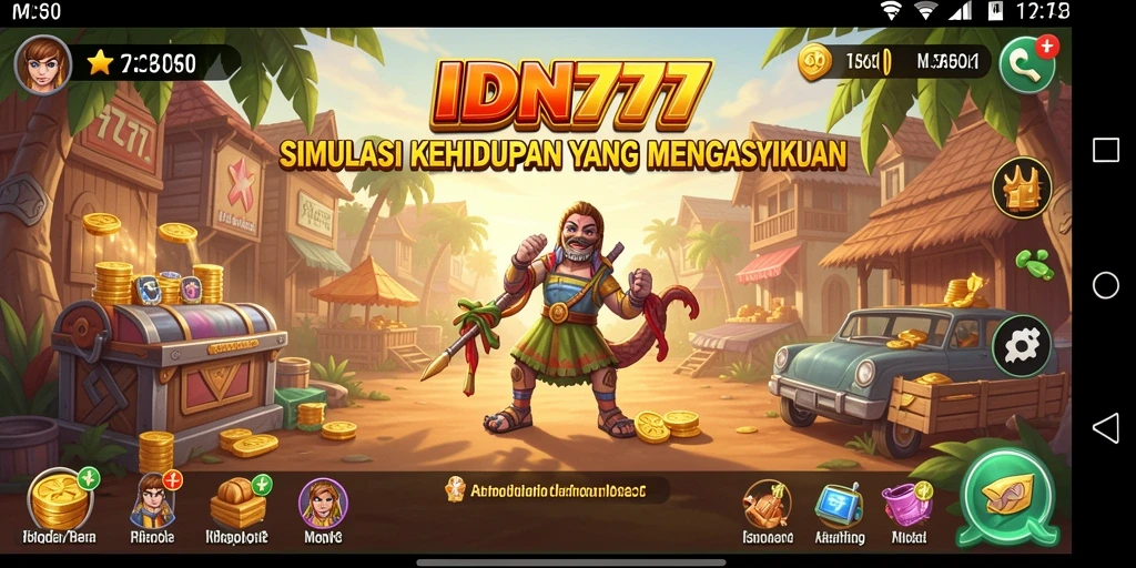 Tampilan gameplay IDN777 yang seru dan interaktif.