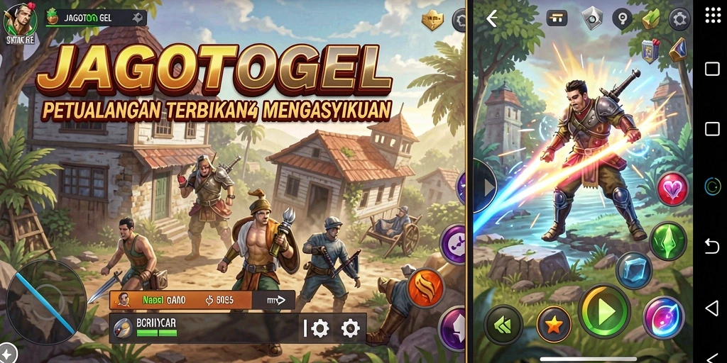Screenshot gameplay JAGOTOGEL yang menampilkan dunia terbuka yang indah.