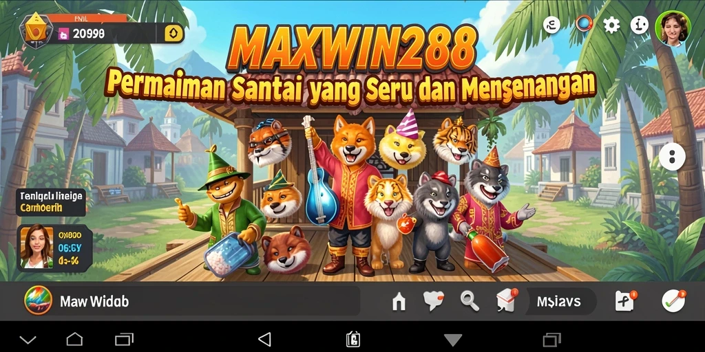 Tampilan gameplay seru dari MAXWIN288 yang menghibur.
