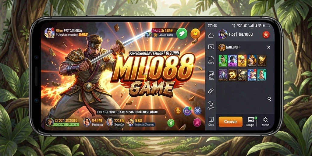 Tampilan gameplay <strong>MILO88</strong> yang seru dan penuh aksi.